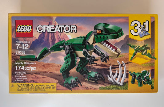 LEGO Creator 3 in 1 Mighty Dinosaurs Model Building Set New in Box