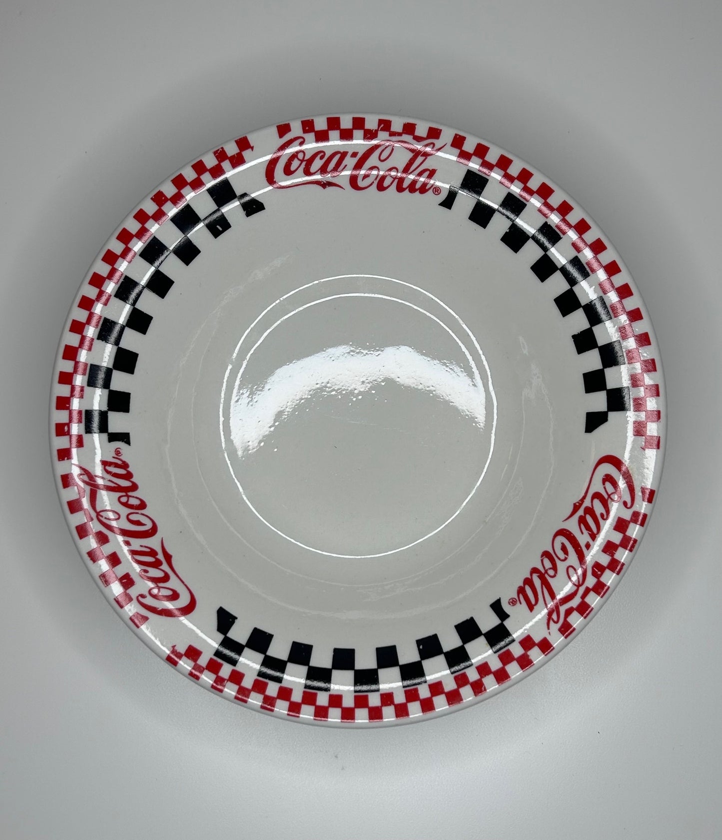 Coca-Cola Vintage 1996 8 inch Round Bowl by Gibson Designs