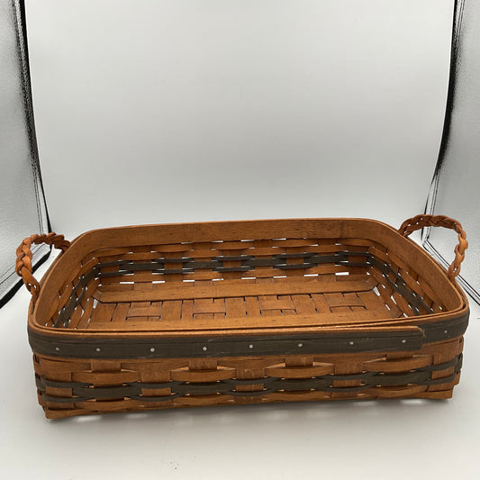 Longaberger Large Rectangle Wooden Basket