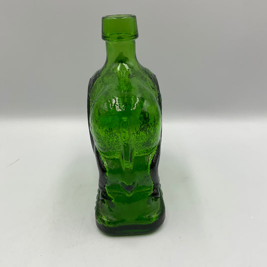 Vintage Wheaton Green Glass Decanter Bottle