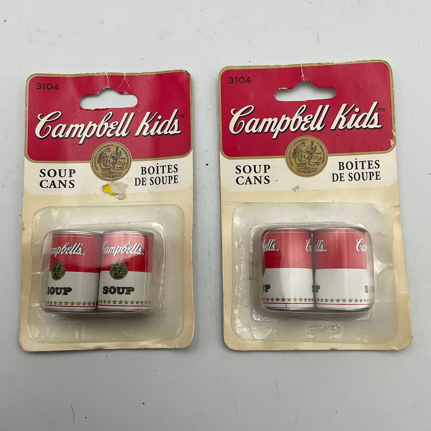 Campbell's Kids Soup Cans #3104 Vintage 1995