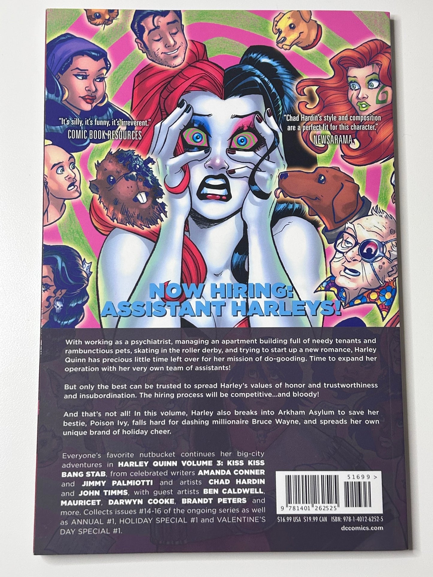Harley Quinn Vol 3 Kiss Kiss Bang Stab DC Comic Paperback Comic Book Graphic Novel Jun 2016