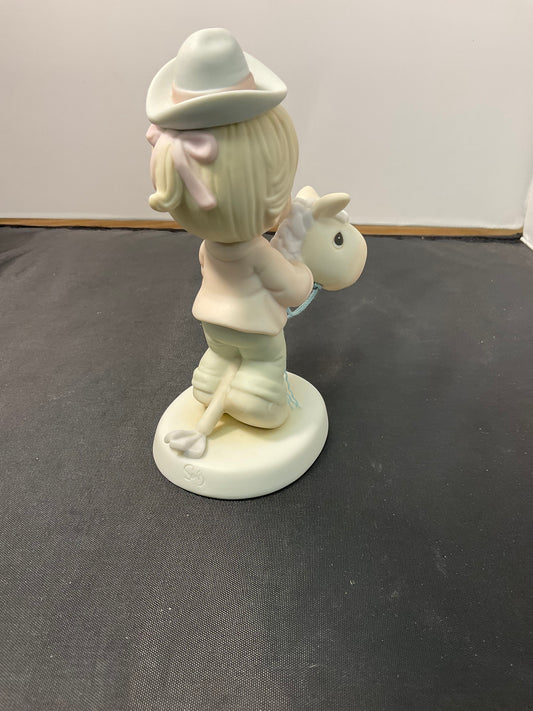 Enesco Precious Moments Hope You're up and on The Trail Again