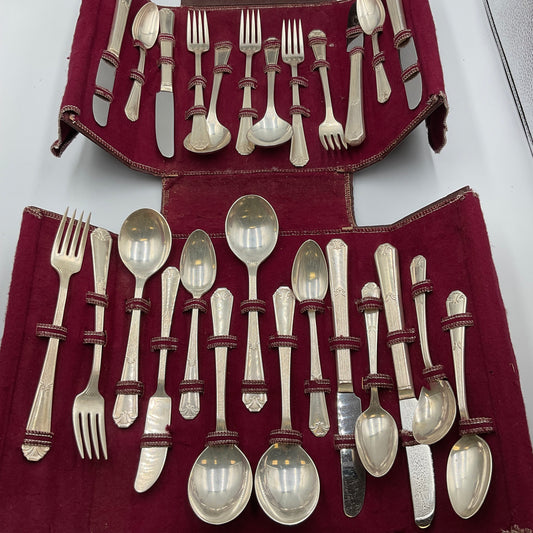 William Rogers Mfg Co 1865–1898 Antique International Silver I.S. Vintage Silverware Set
