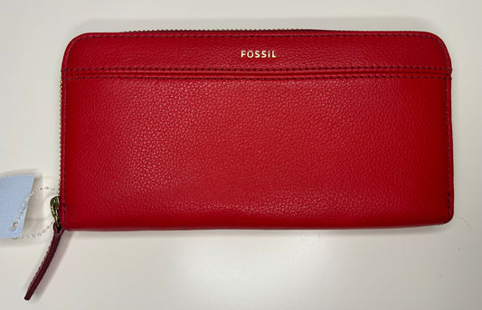 Fossil Wallet Color Red