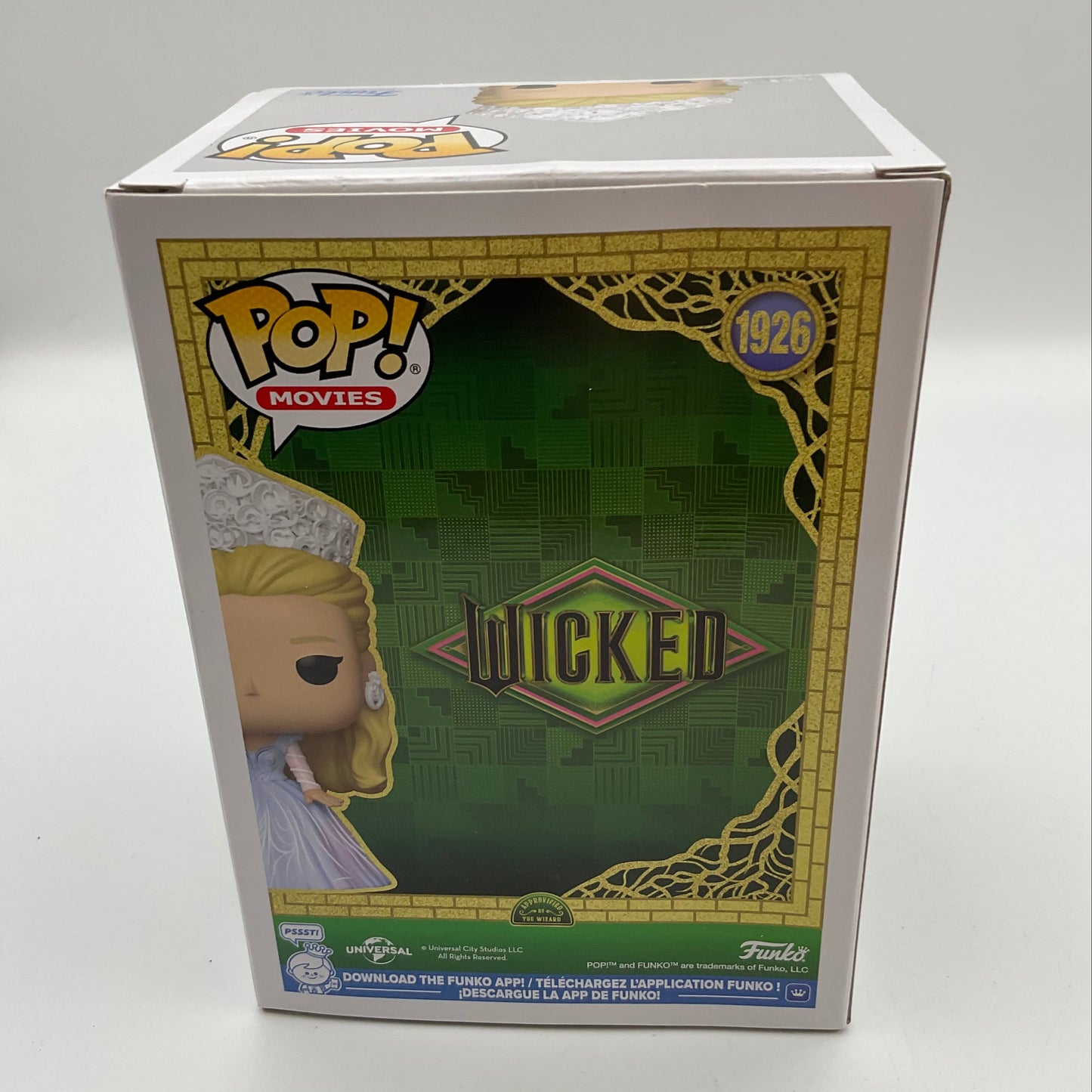 Glinda In Blue Gown Wicked Movie Funko Pop! #1926 Vinyl Figurine Minor Box Imperfections