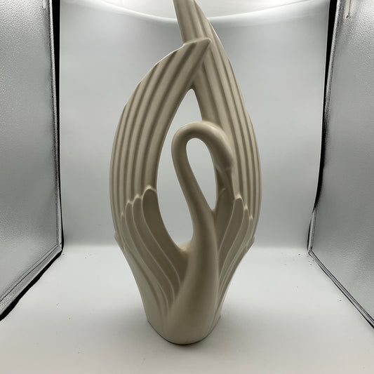Royal Haeger White Swan Sculpture Vintage Mid Century Modern 1970s 1980s