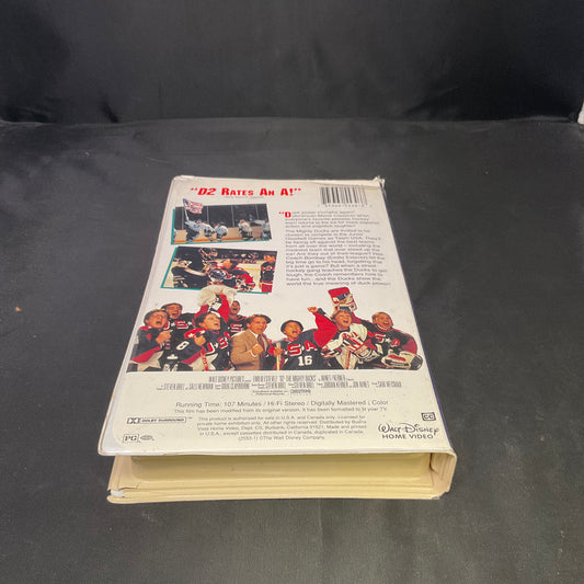 Disney’s D2 The Mighty Ducks VHS Tape