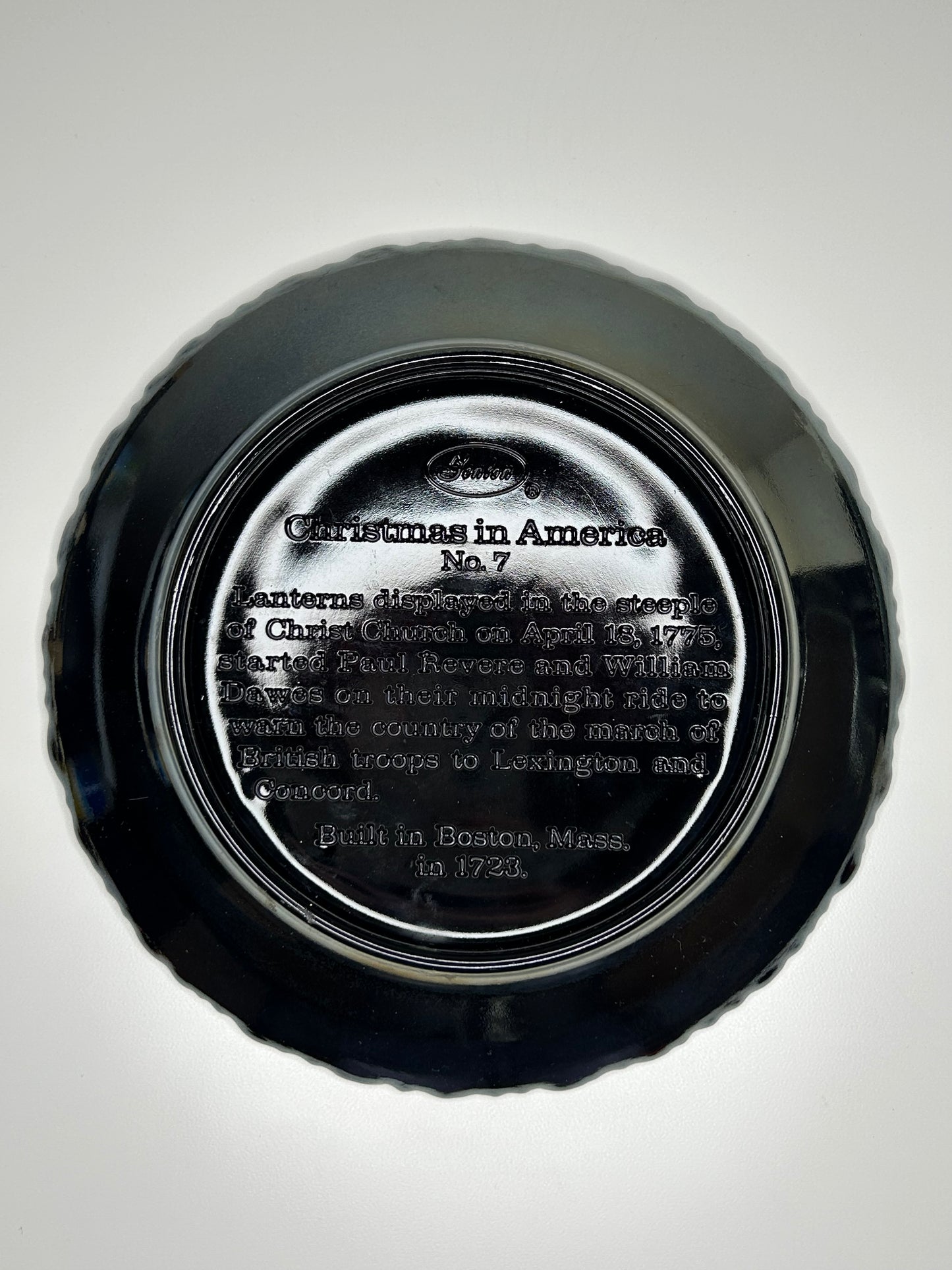 Fenton 1976 Carnival Glass Plate #7