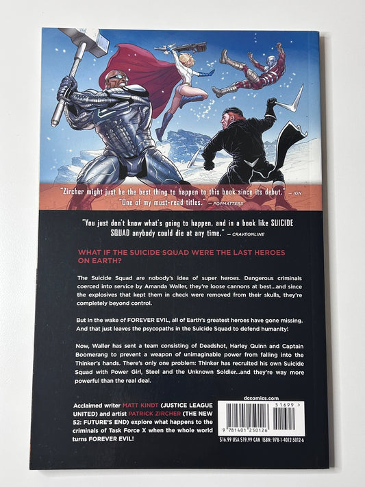 Suicide Squad Volume 5 Walled In DC Comics Harley Quinn Comic Book 2014