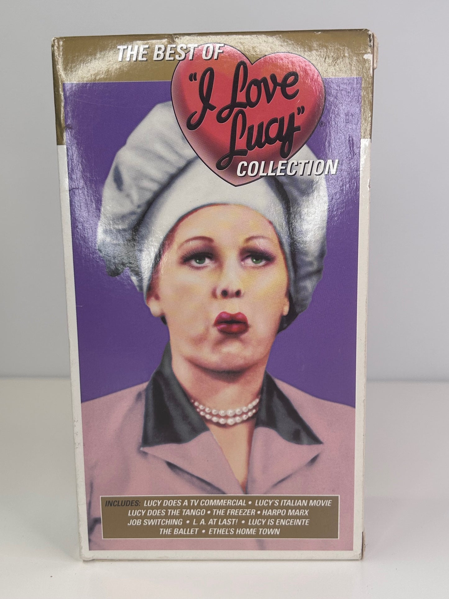 The Best Of I Love Lucy Collection VHS Tapes Vintage 2003 Volume 1 and 2 Untested