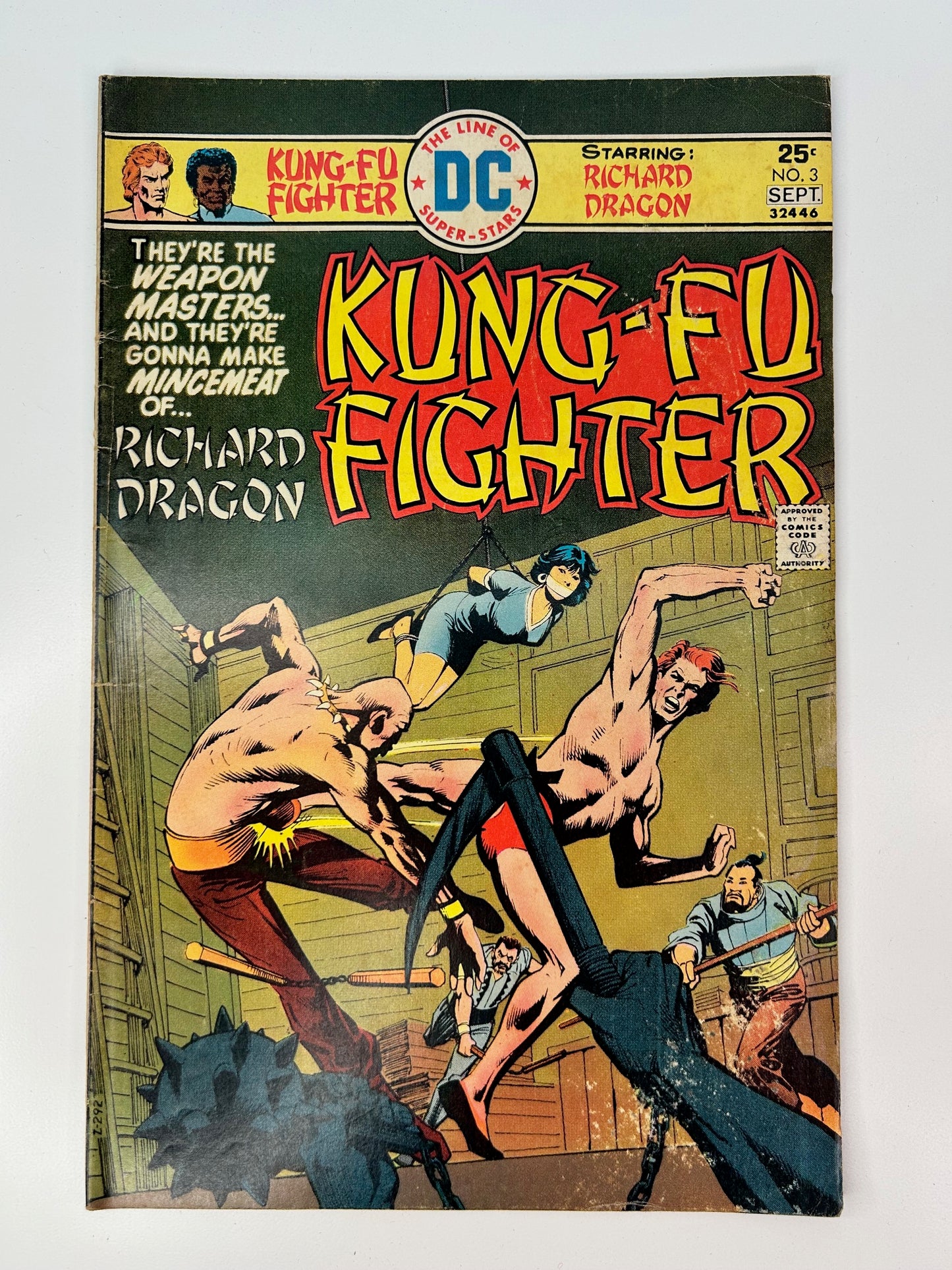 Richard Dragon Kung-Fu Fighter #3 Vintage 1975 DC Comic Book