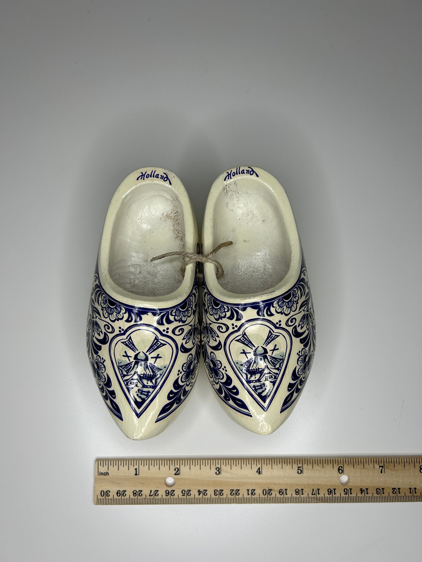 Hand-Carved Wooden Dutch Clogs