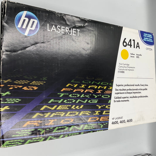Genuine HP LaserJet 641A Yellow Print Cartridge Sealed Brand New