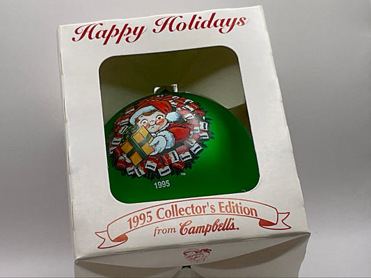 Campbell's Christmas Ornament Vintage 1995 Collector's Edition New in Original Box