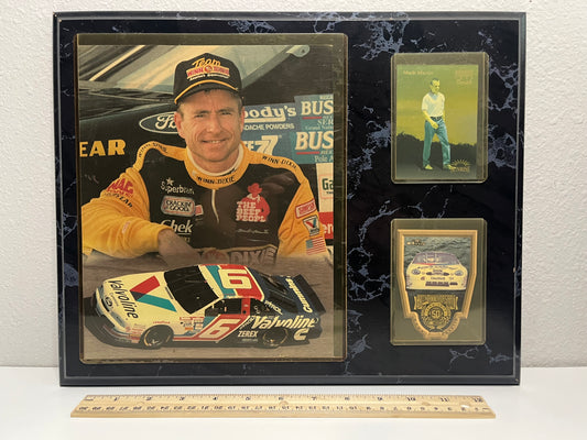 MARK MARTIN COMMEMORATIVE PLAQUE