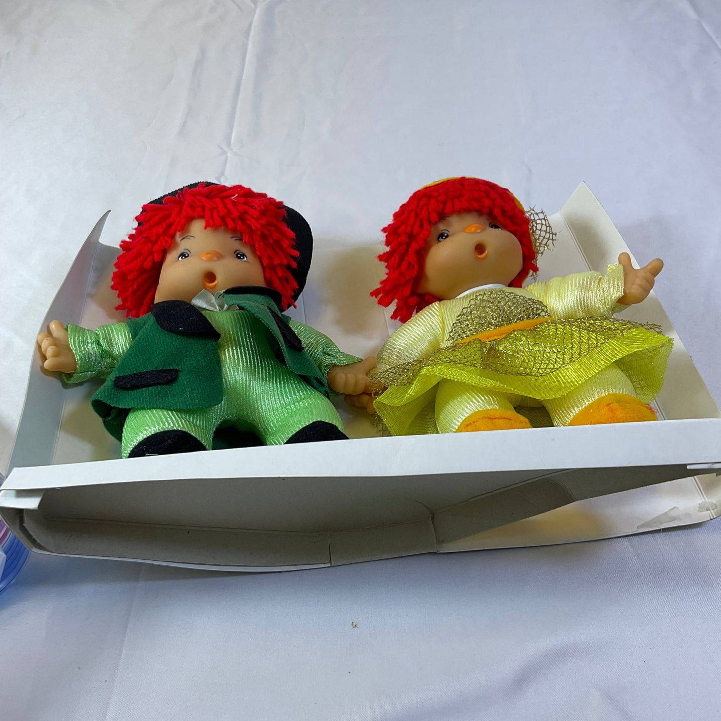 Patapouf Style Plush Dolls Set Pair (2) Made by Best Toys