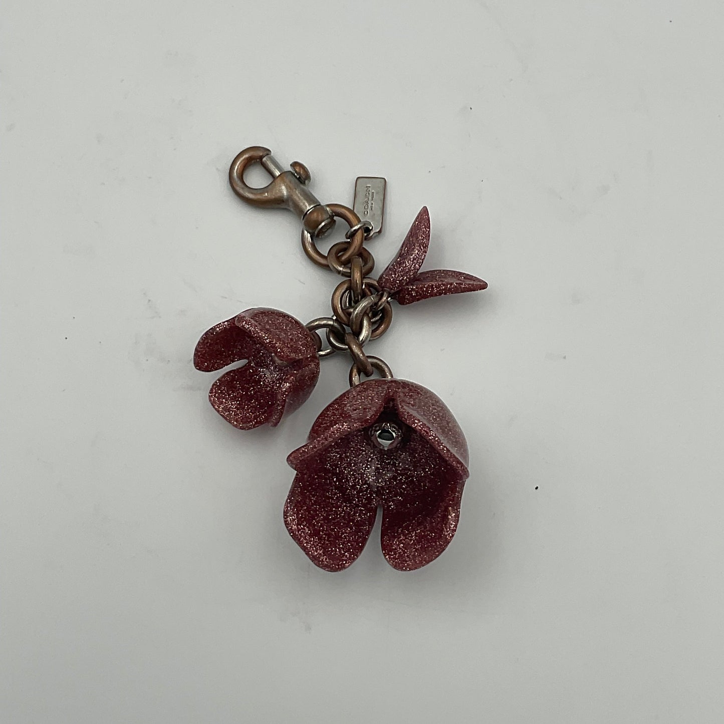 Coach Flower Key Charm