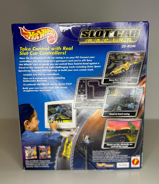 Hot Wheels Slot Car Racing PC Computer Game Vintage 2000 Brand New in Original Package