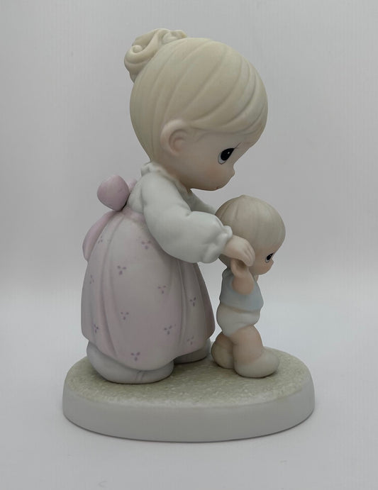 Precious Moments Vintage 1991 Members Only Figurine One Step At A Time New in Box Tags Mint
