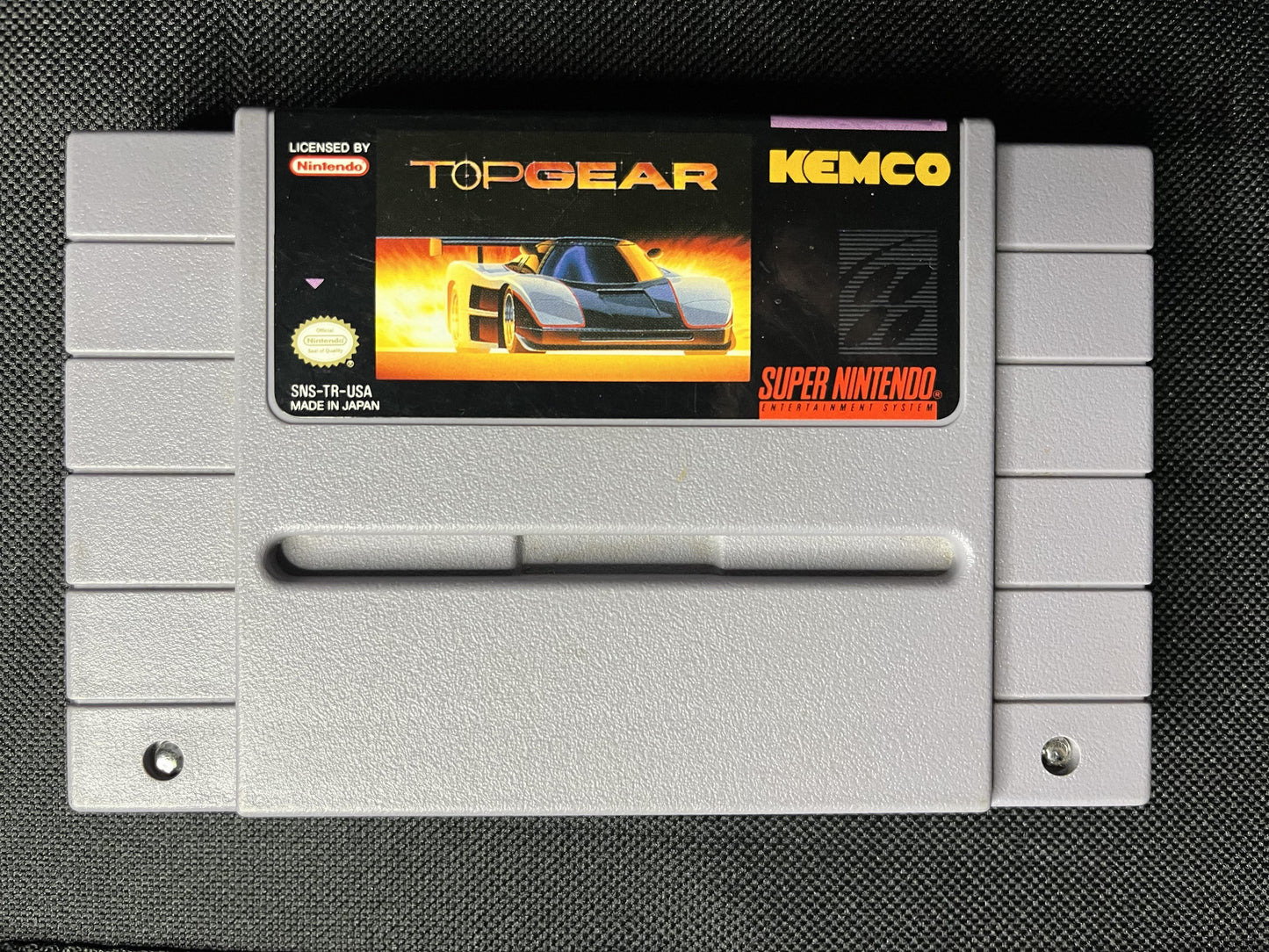 Top Gear Super Nintendo Game 1991