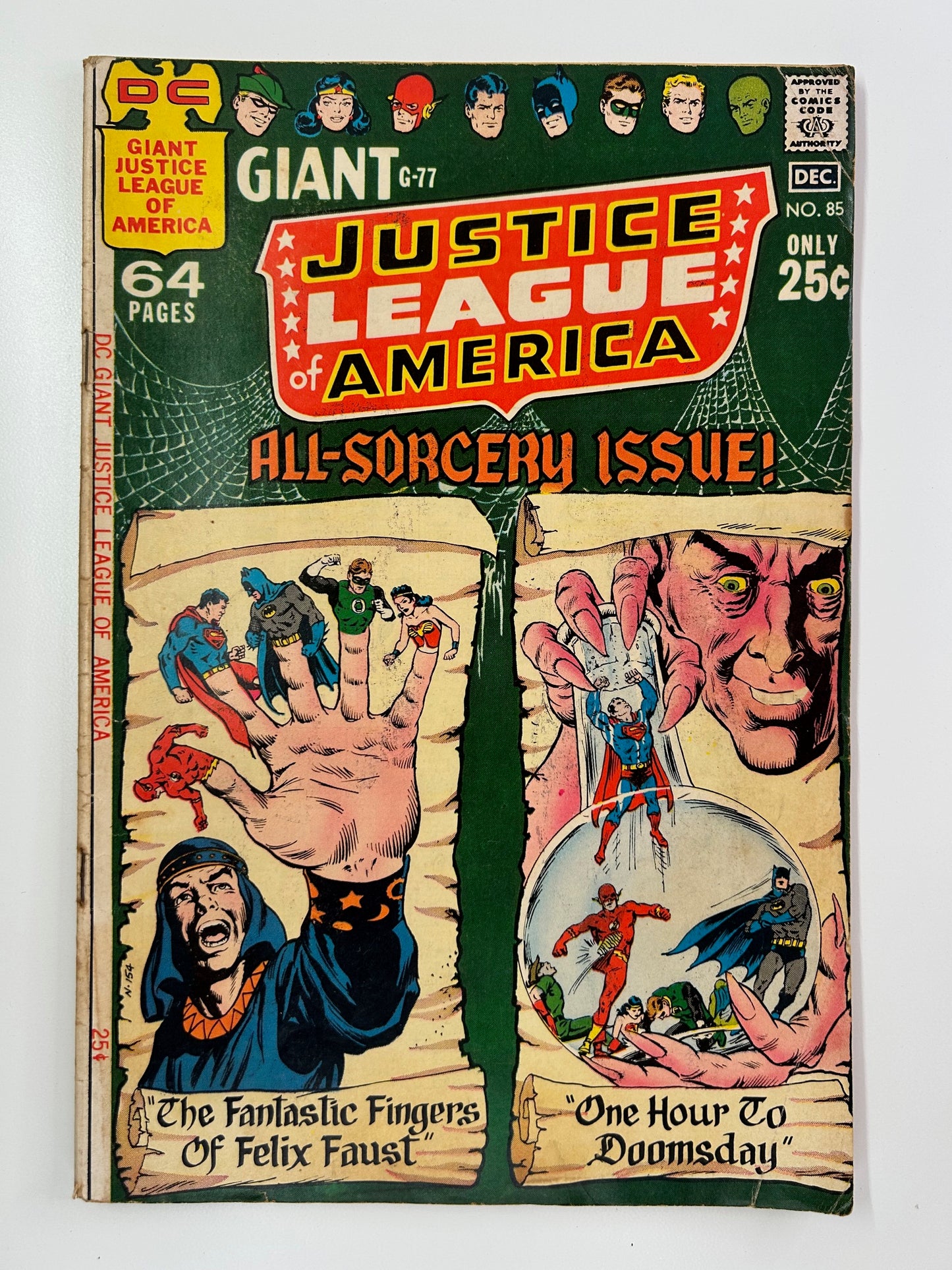 Justice League of America #85 Vintage 1970 All-Sorcery Issue Giant DC Comic Book