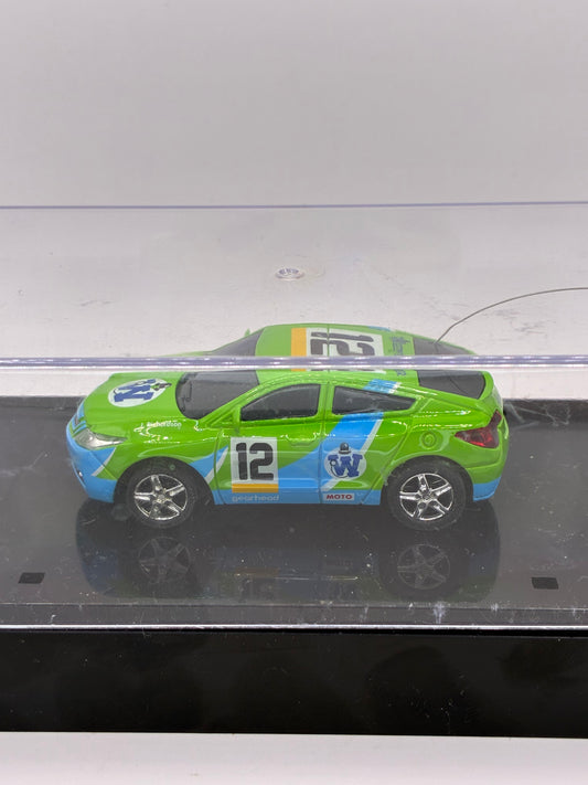 Westminister World's Smallest RC Car #12 Green Diecast 1:64 Size in Acrylic Case.