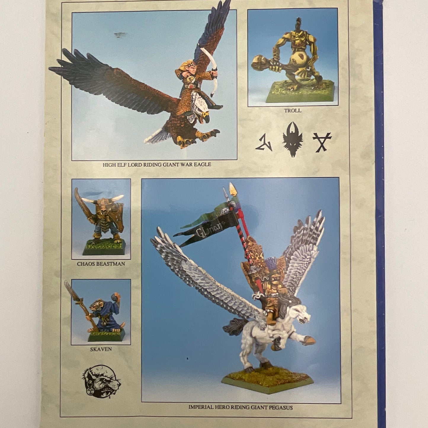 Vintage Warhammer Battle Bestiary 1992 Edition