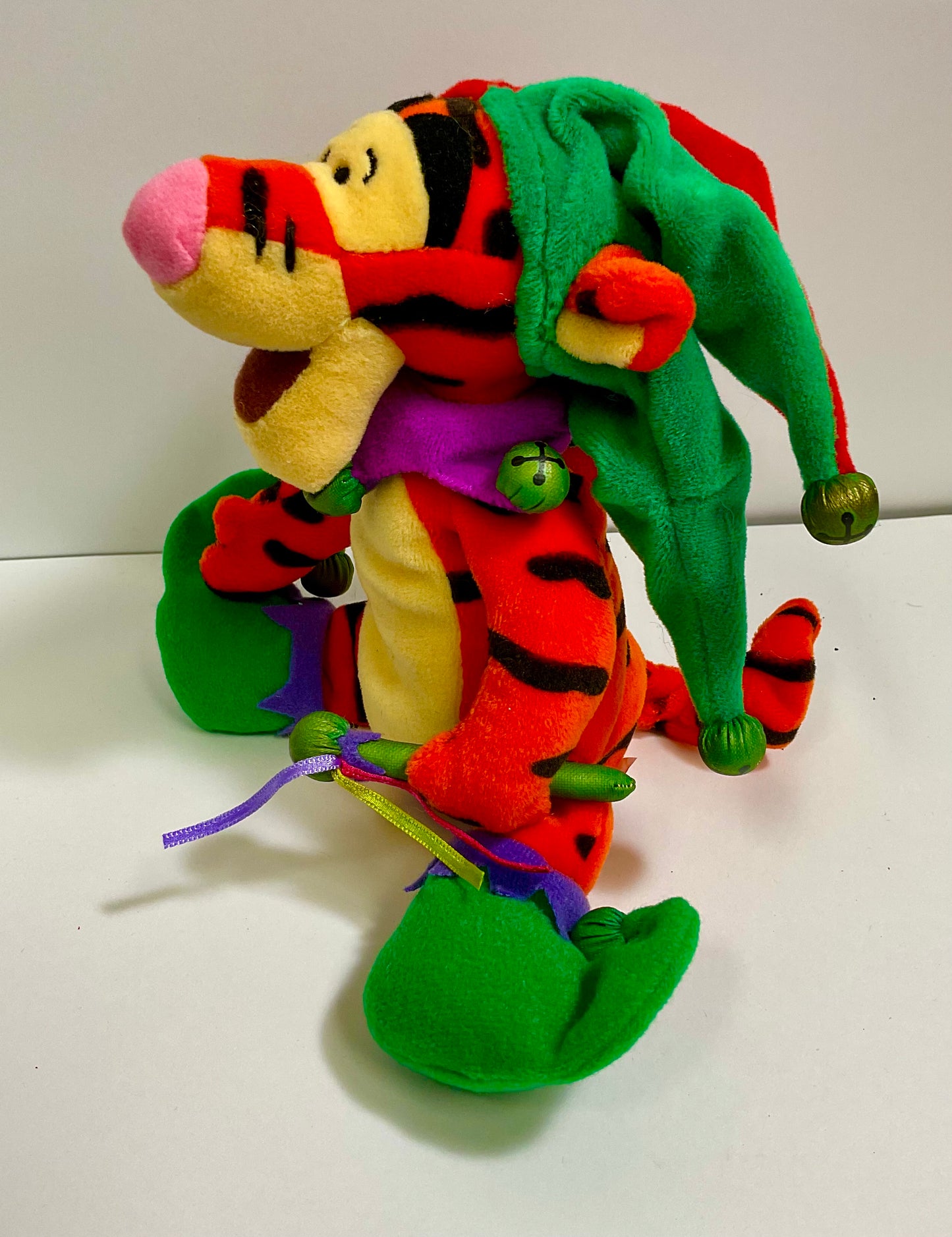 Tigger My First Christmas Vintage Winnie the Pooh & Friends Holiday Mini Beanbag Beanie Plush Disney Collectible