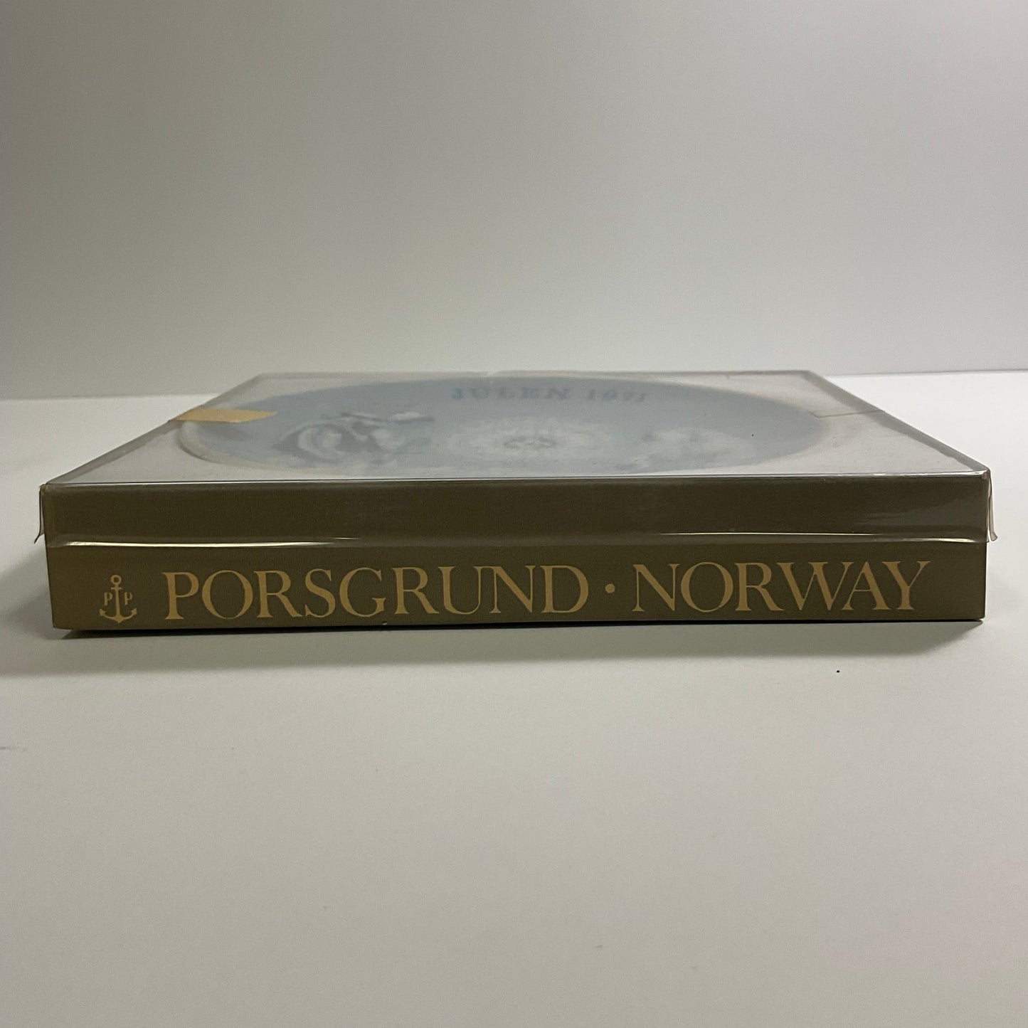 Julen Porsgrund Vintage 1971 A Child Is Born Plate With Original Box