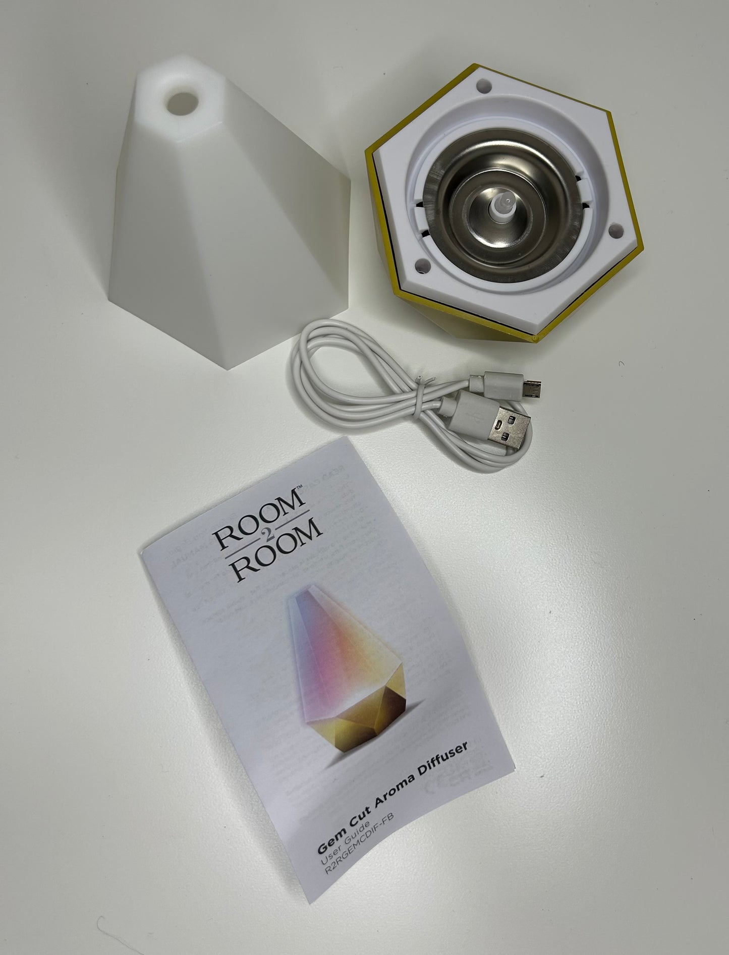 Gem Cut LED Color Changing Aroma Diffuser New in Box