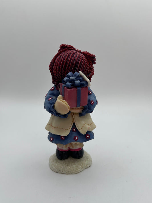 Raggedy Ann & Andy Touch Somebody With a Little Love Today Vintage Figurine