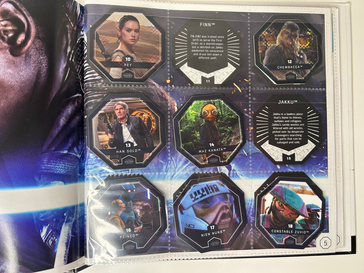 Star Wars Cosmic Shells Game Album Set Incomplete