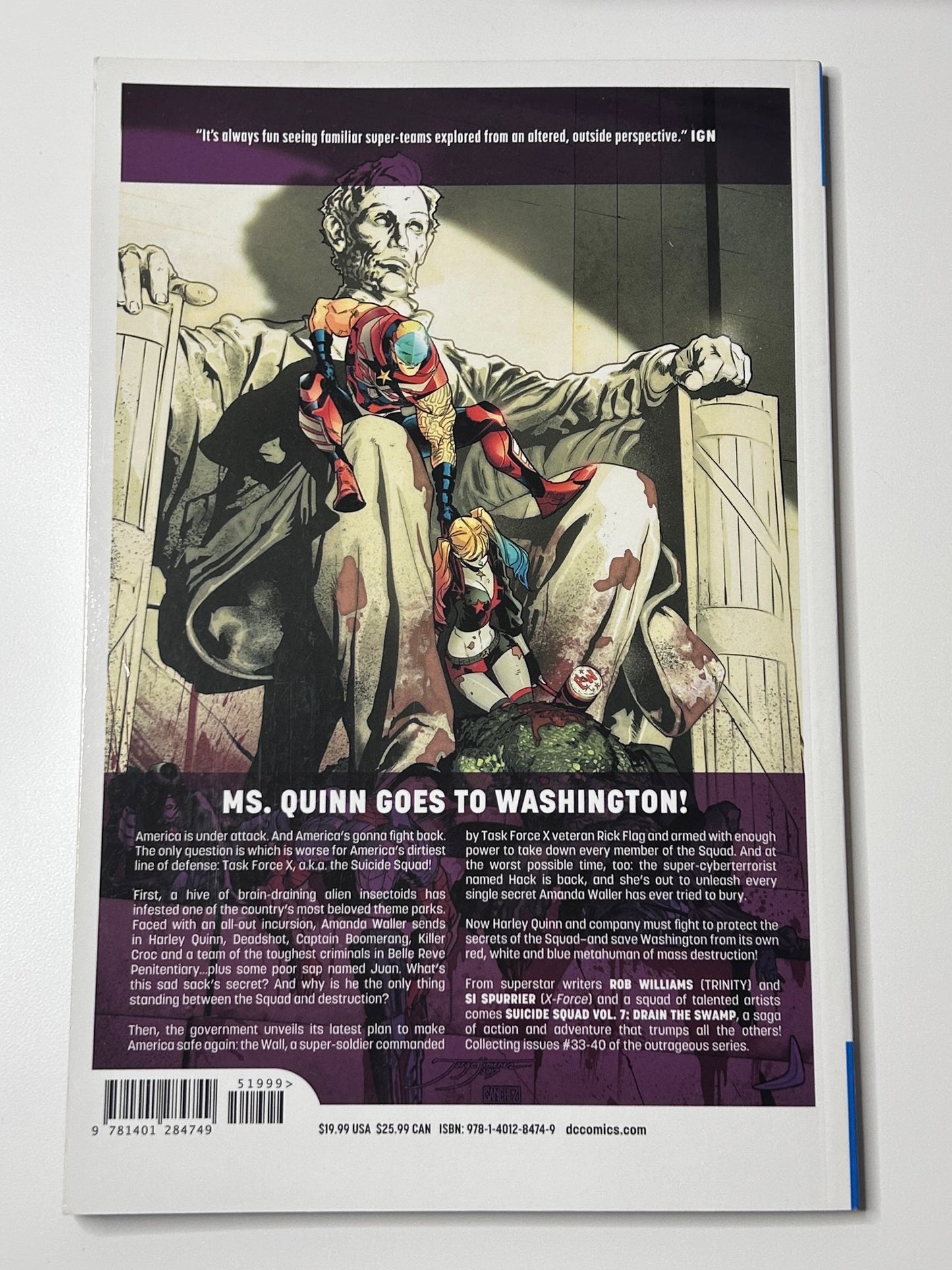 Suicide Squad Vol 7 Drain the Swamp DC Comics Paperback Comic Book Graphic Novel Oct 2018