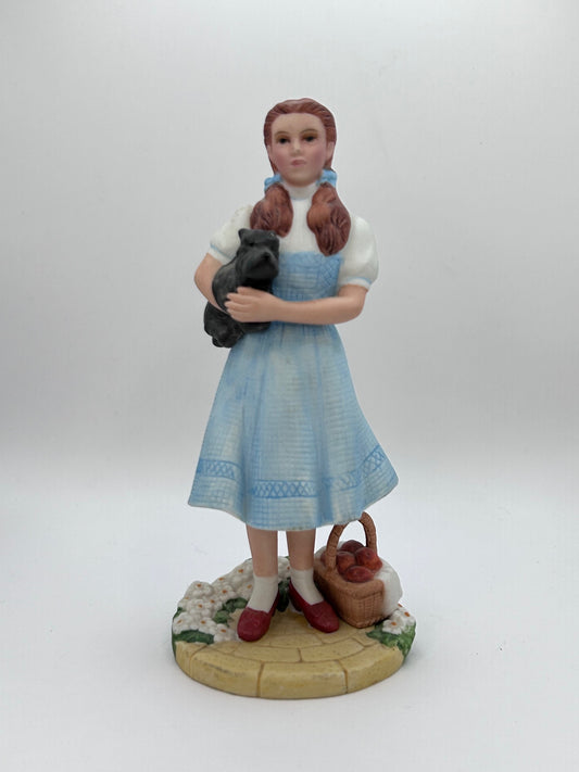 Dorothy & Toto Wizard of Oz Vintage 1985 Avon Images of Hollywood Ceramic Figurine