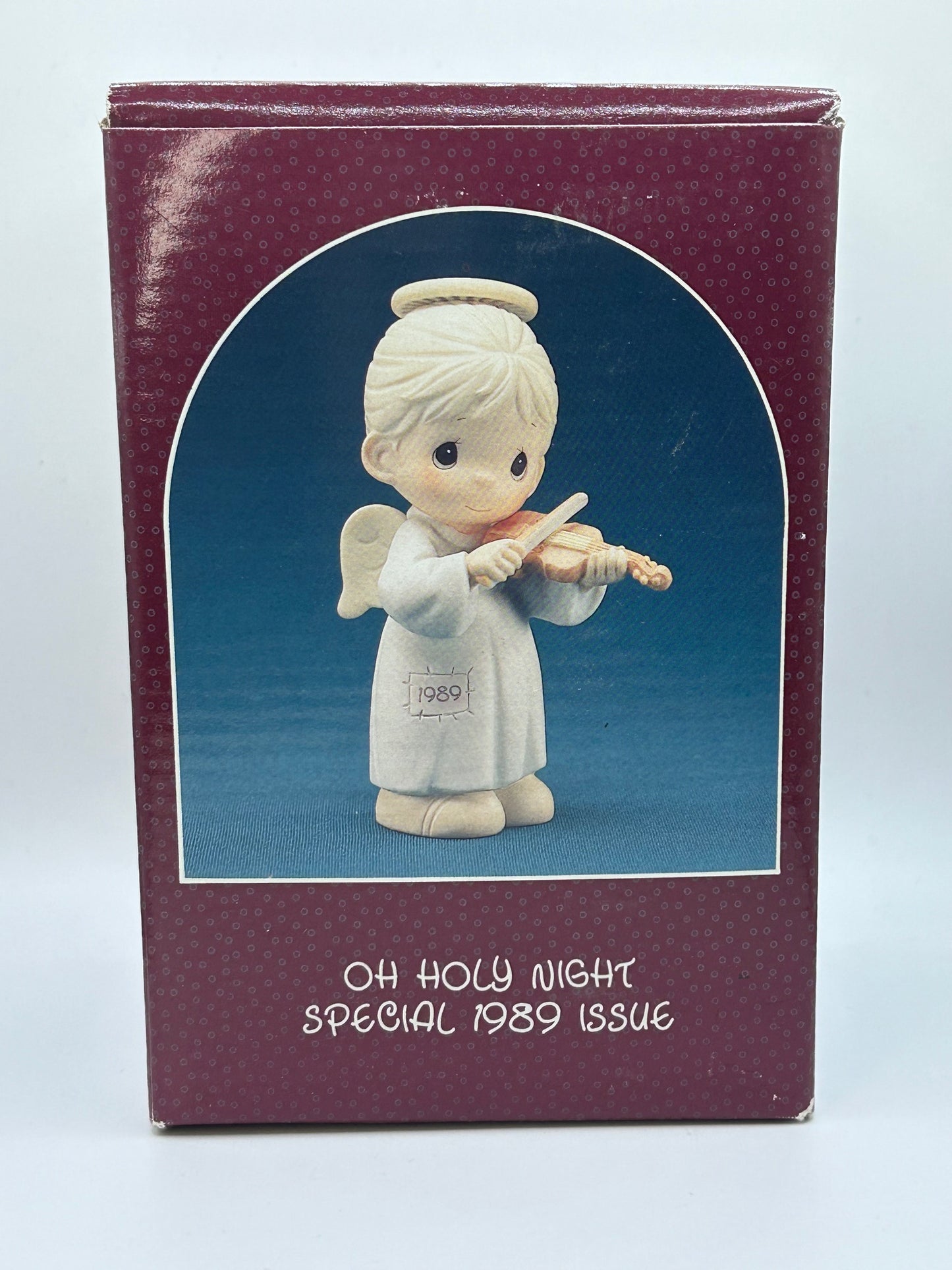 Precious Moments Vintage Special 1989 Issue Oh Holy Night Porcelain Figurine