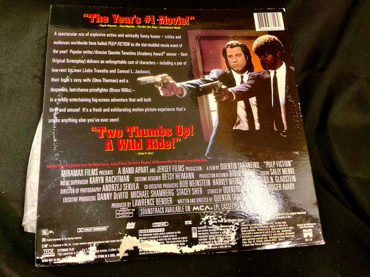 Pulp Fiction Laser Disc Movie