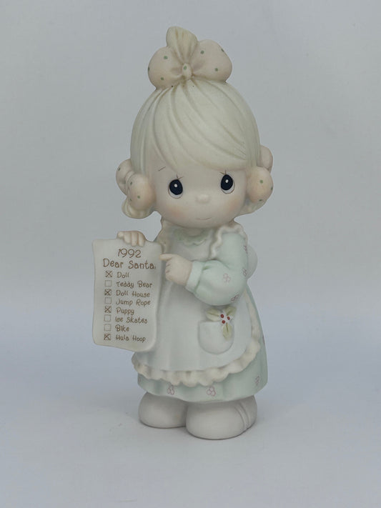 Precious Moments Vintage 1992 But The Greatest of These Is Love Figurine