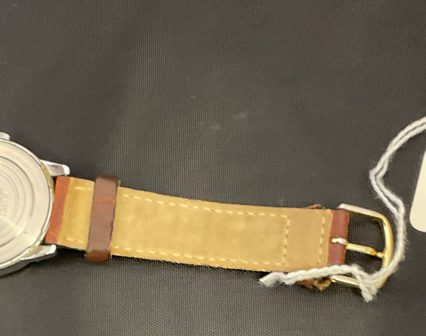 Timex Easy Reader Indiglo Quartz Watch White Dial Tan Leather Strap
