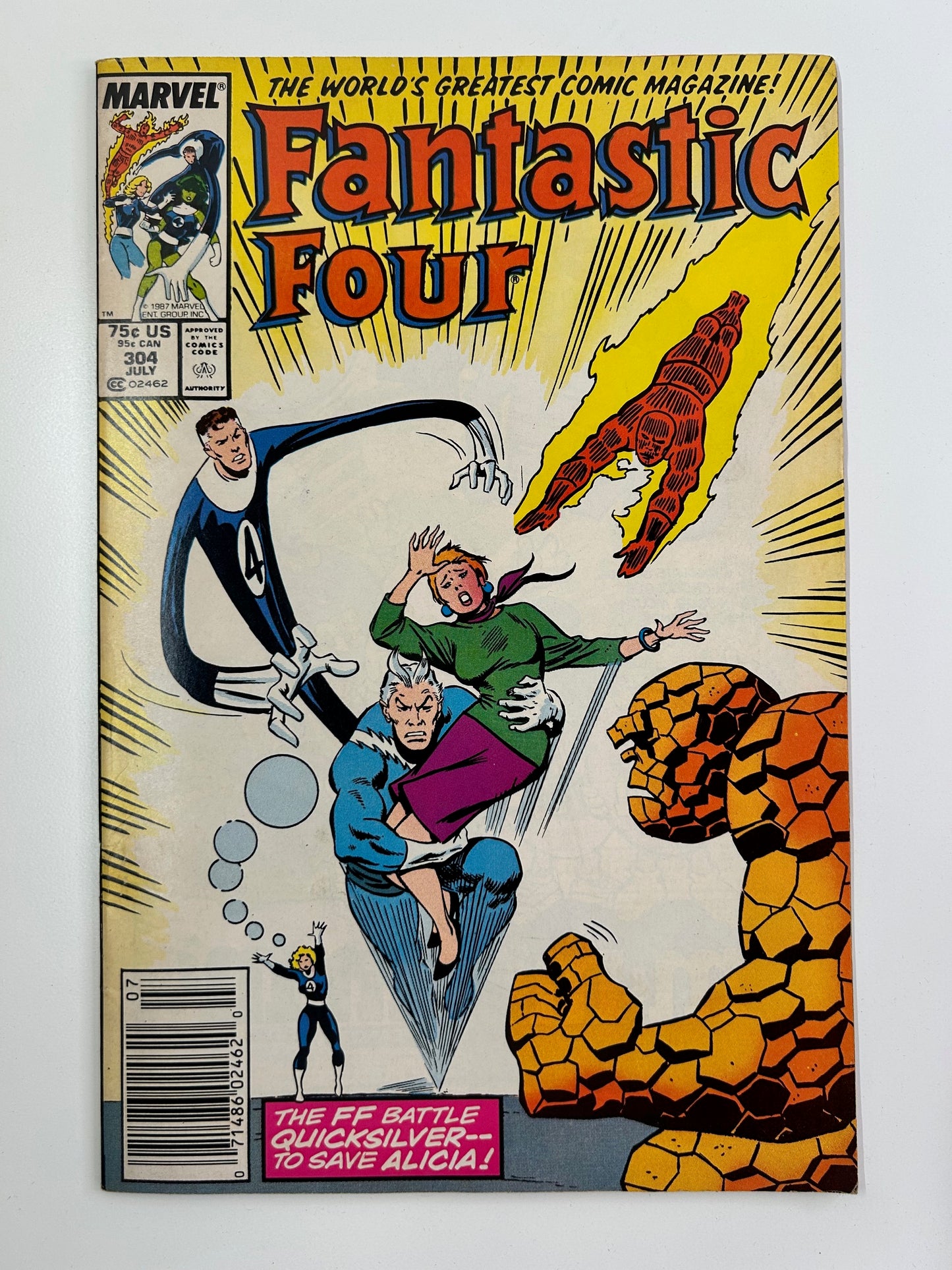 Fantastic Four #304 Vintage 1987 Marvel Group Comic Book