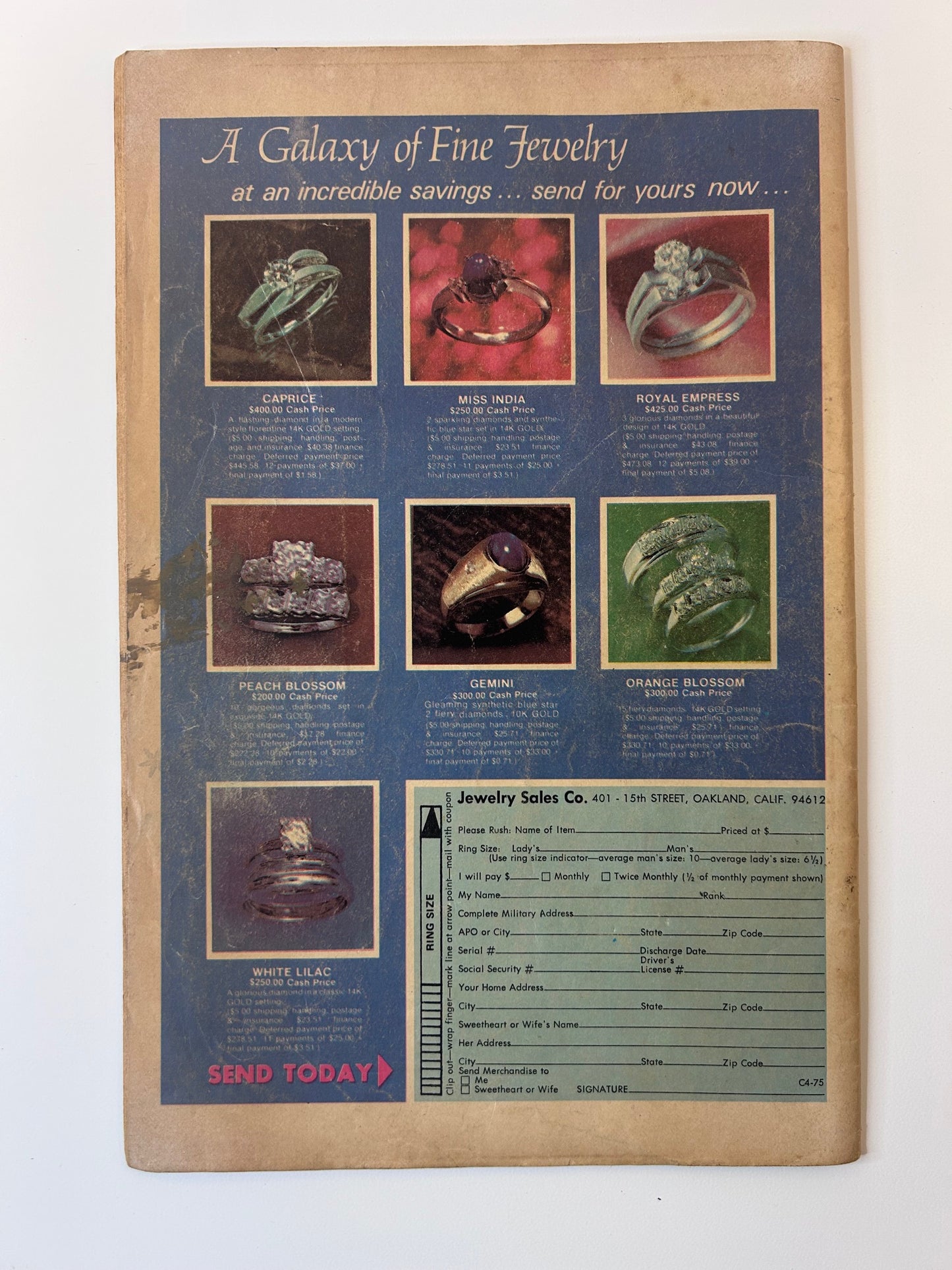 Charlton Comics All New ATTACK Vol 4 No 15 Vintage March 1975 Comic Book