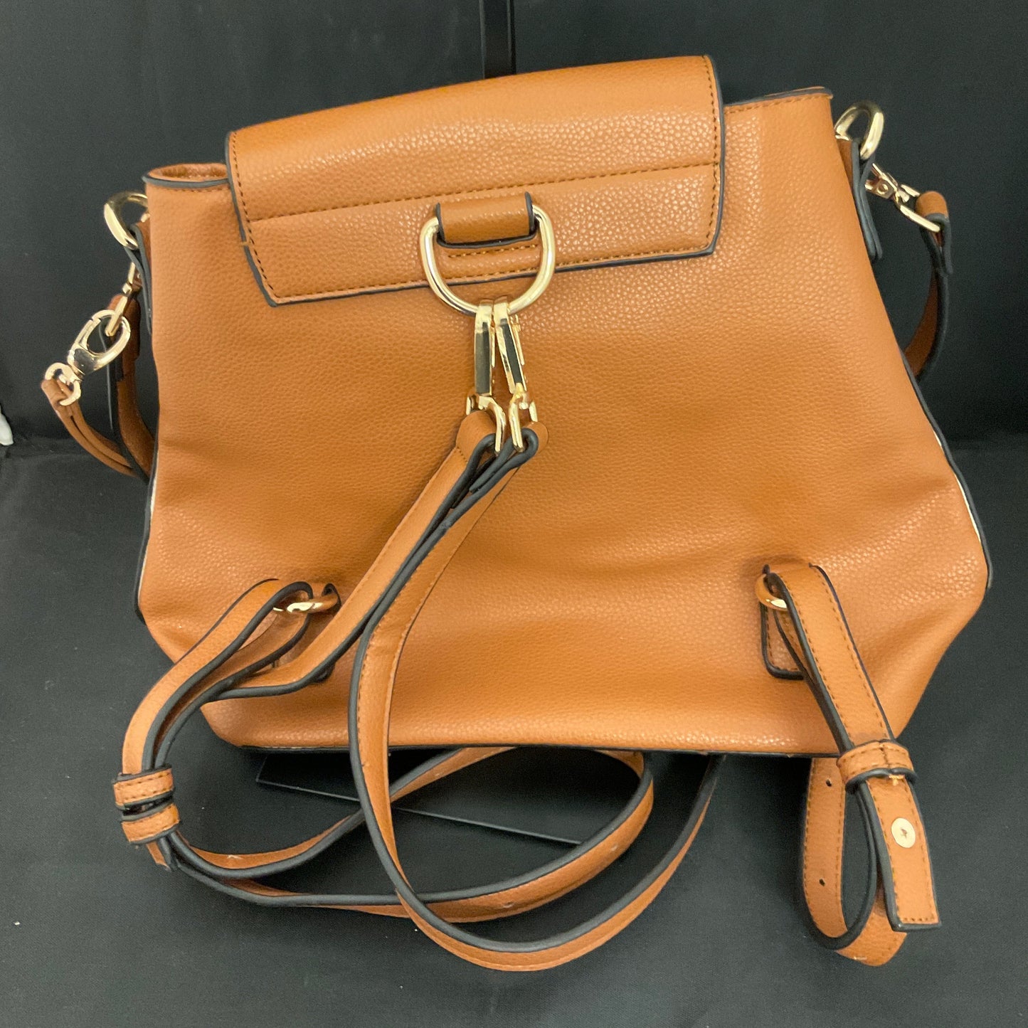 Be Cool Brown Leather Purse Shoulder Bag Handbag