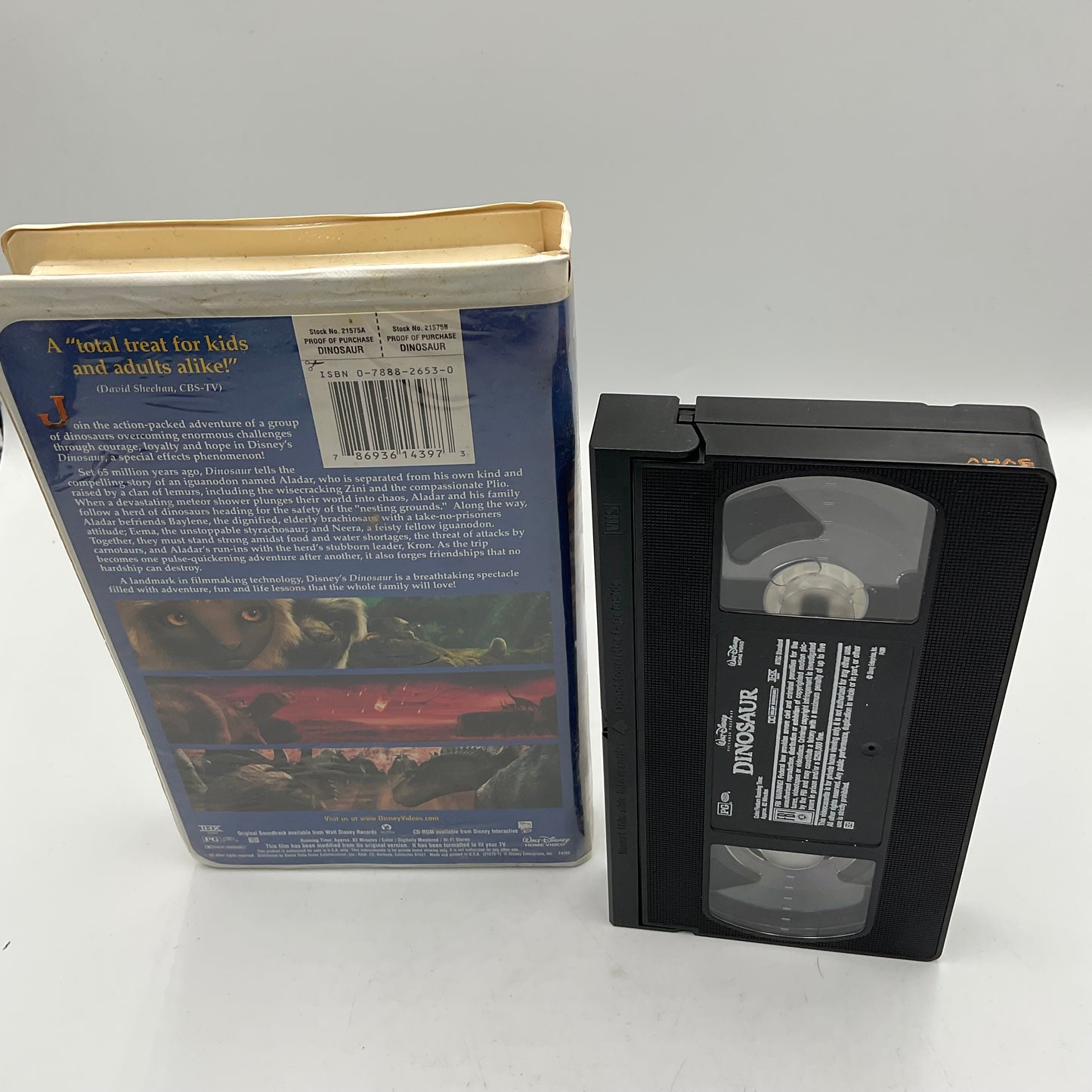 Walt Disney’s Dinosaur VHS Tape