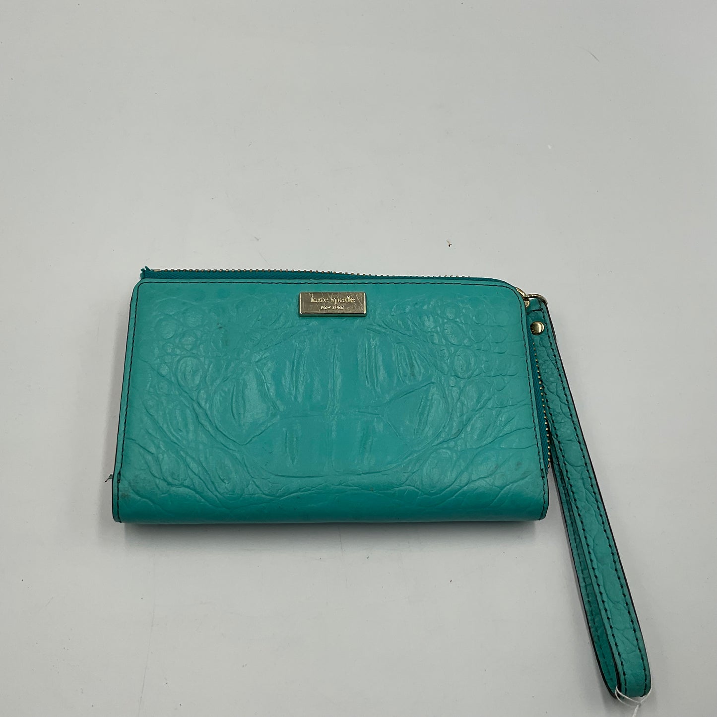 Kate Spade Teal and Beige Wallet
