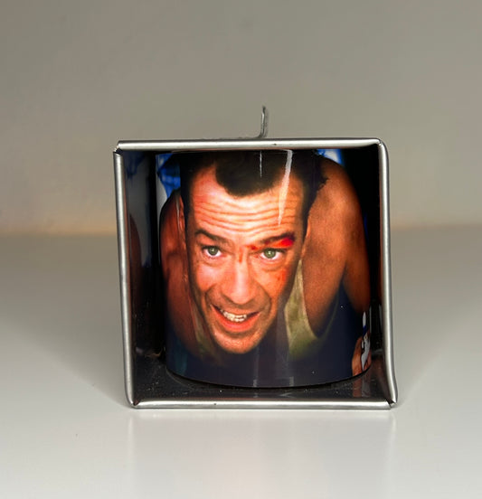 Die Hard Bruce Willis Vent Scene Christmas Ornament