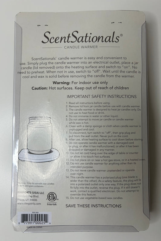 ScentSationals Electric Candle Warmer