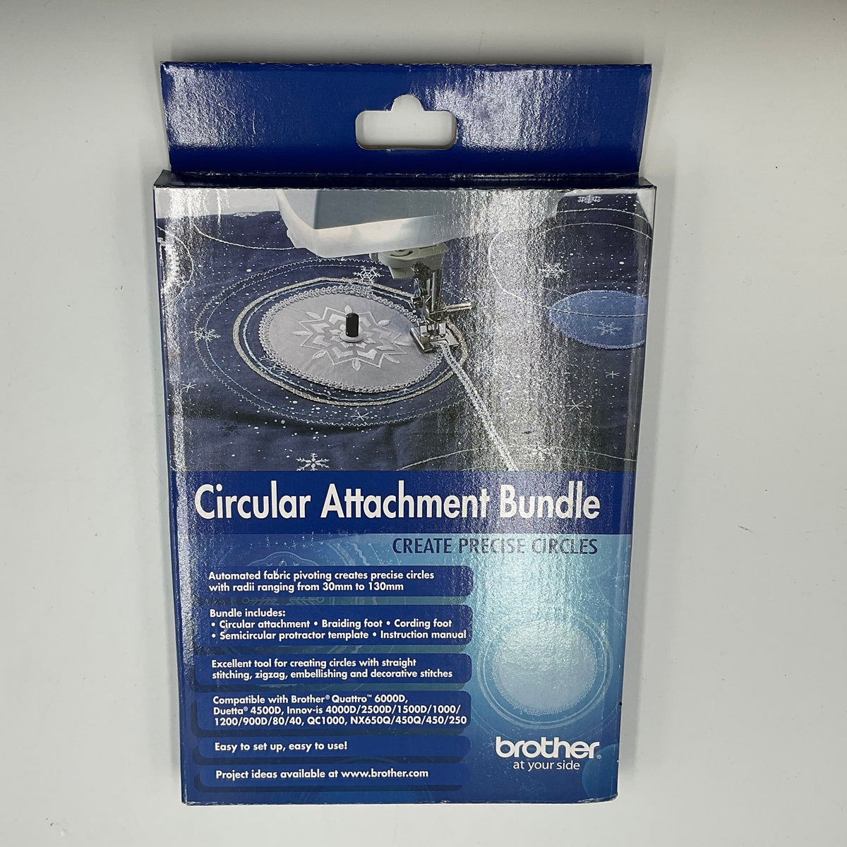 Brother Sewing Circular Attachment Bundle Precise Circles New in Box