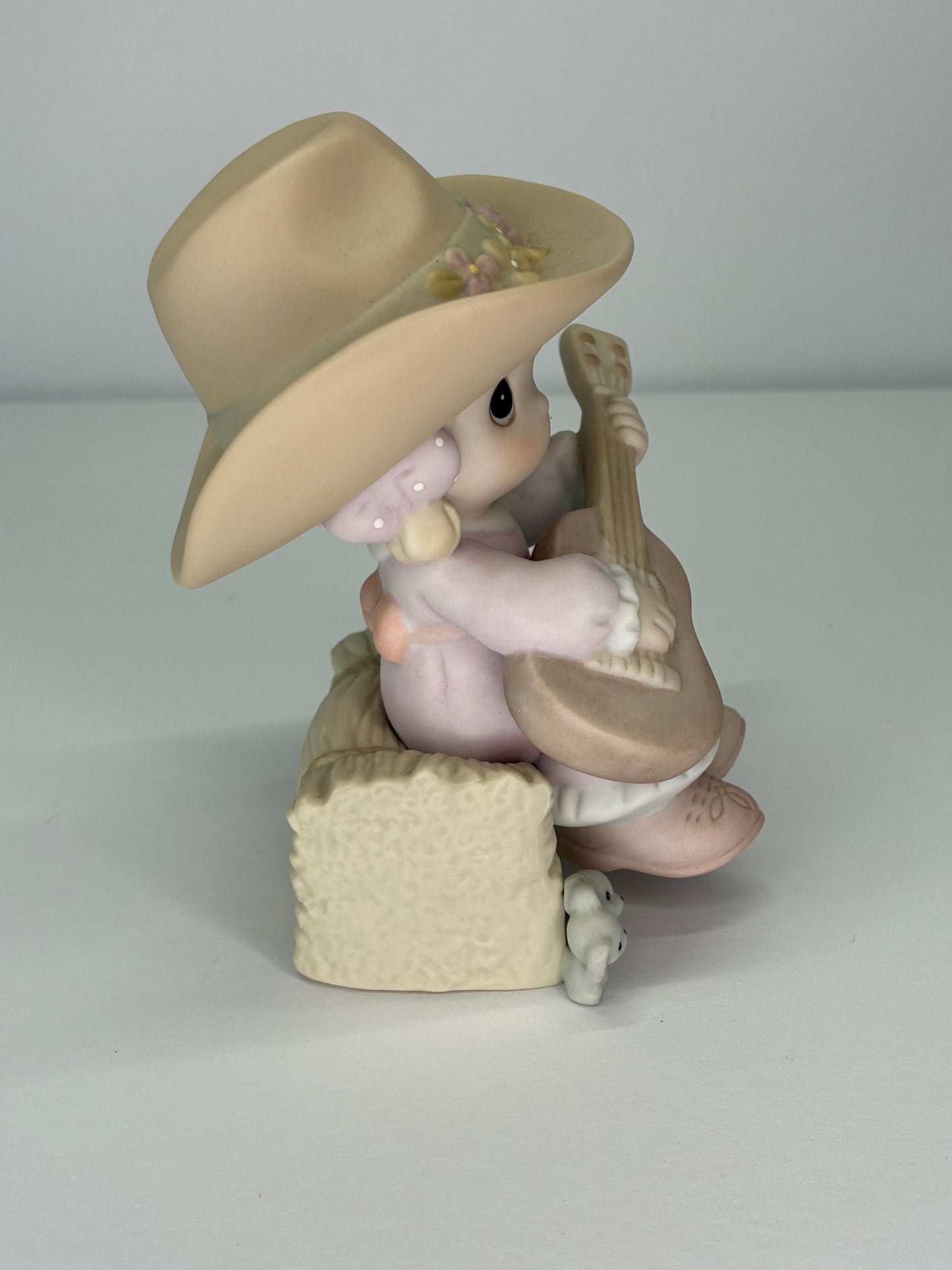 Precious Moments Vintage 1995 Hallelujah Hoedown Hand Painted Porcelain Collectible Figurine Original Box