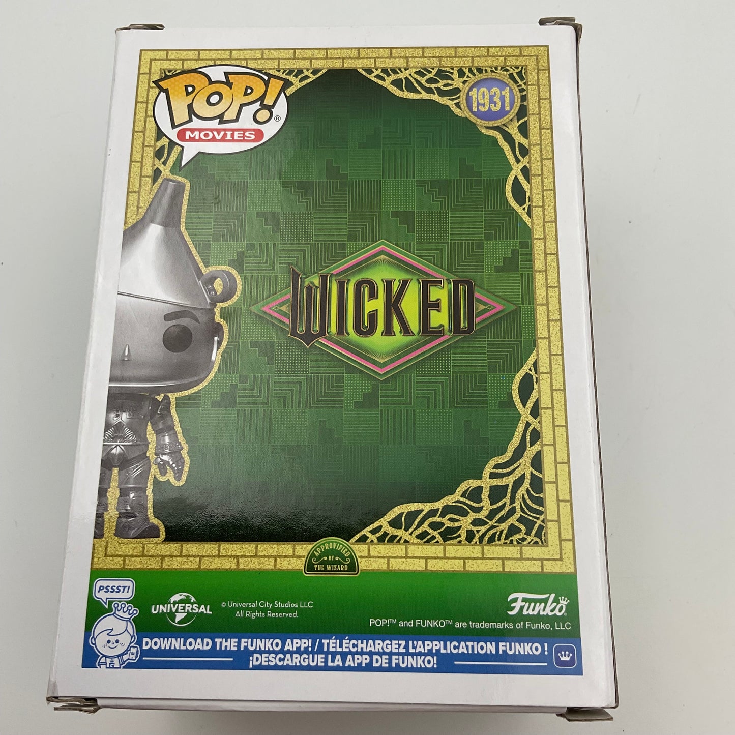 Wicked Tin Man Funko Pop! Movies #1931 Vinyl Figurine Minor Box Imperfections