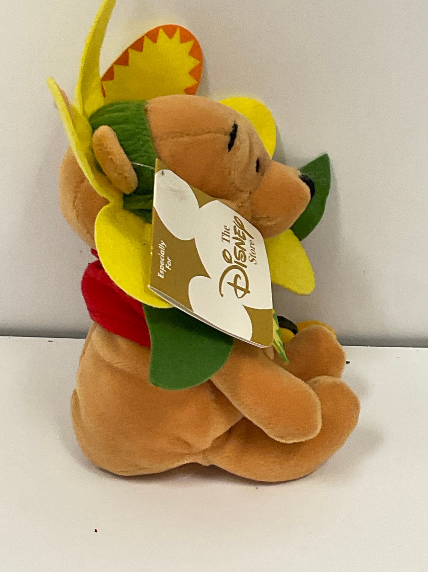 Flower Costume Winnie the Pooh Bear & Friends Vintage Mini Beanbag Beanie Plush Disney Collectible